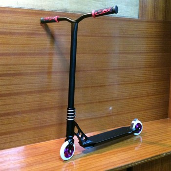 2015 Newly Listed Pro Scooter, Black Forged Bridge Scooter, Cheap Stunt Pro Scooter Promotion