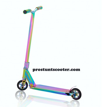 Oil Slick Stunt Scooter , Oil Slick Freestyle Scooter , Rainbow Stunt Scooter, Oil Slick Trick Scooter 