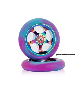 Rainbow Scooter Wheels 110mm , Oilslick Scooter Wheels 110mm , Neochrome Scooter Wheels 110mm ,Rainbow Stunt Scooter Wheels 110mm , 