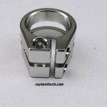 Polished Silver 2-Bolt Pro Scooter Clamp Factory Wholesale,Cheap China Pro Scooter Clamps Promotion, Custom Stunt Scooter Clamp