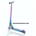 Neo Chrome Pro Scooter , Rainbow Stunt Scooter, Oil Slick Trick Scooter