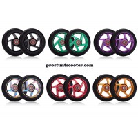 110mm black Scooter Wheels , Pro Scooter Wheels, Cheap Scooter Wheels, Custom Pro Scooter Wheels, Stunt Scooter Wheels