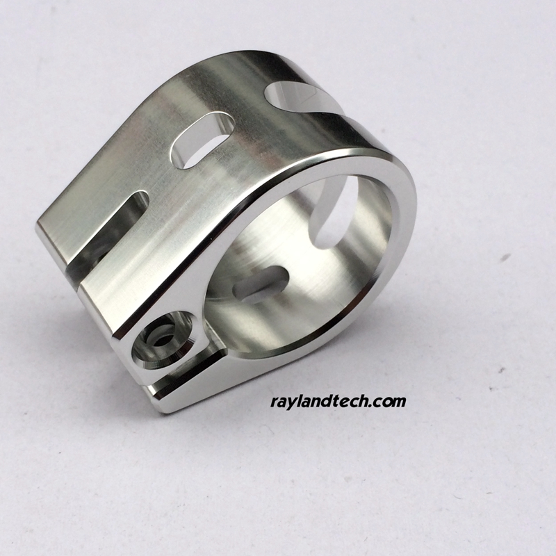 Polished Silver 2-Bolt Pro Scooter Clamp Factory Wholesale,Cheap China Pro Scooter Clamps Promotion, Custom Stunt Scooter Clamp